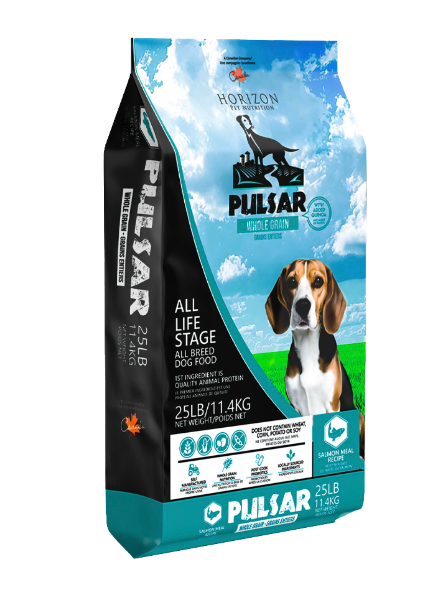 HORIZON - Pulsar grains entiers saumon chien 11.4 kg