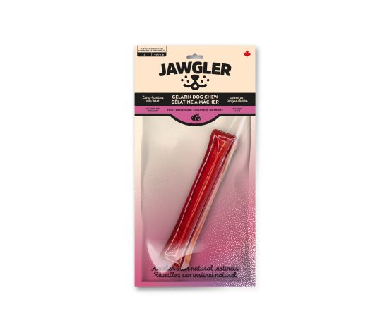 JAWGLER - Bâton de gélatine à mâcher. Bêtes Gourmandes, boutique spécialisée alimentation, éducation et sports pour chiens à Québec.