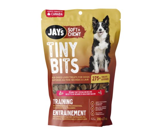 JAY'S - Gâteries d'entraînement beurre d'arachide & bacon. Bêtes Gourmandes, spécialiste en nourriture et produits pour chien et chat en ligne et en magasin à Québec.