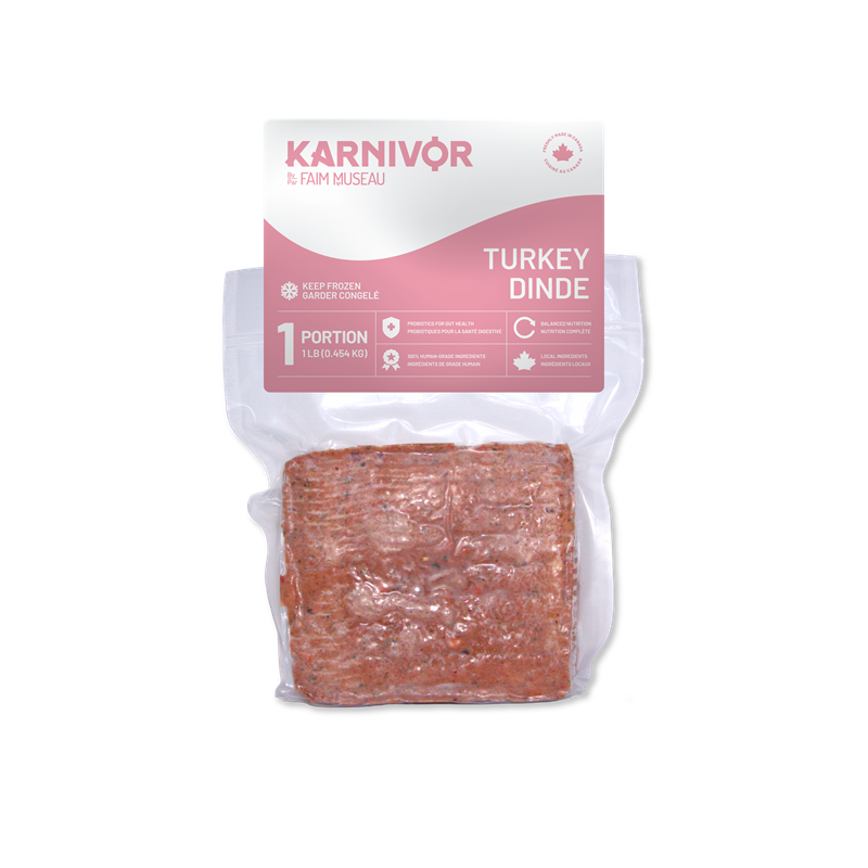 KARNIVOR - Échantillon de 1lbs. Bêtes Gourmandes, boutique spécialisée alimentation, éducation et sports pour chiens à Québec.