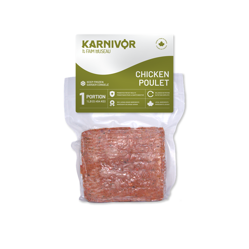 KARNIVOR - Échantillon de 1lbs. Bêtes Gourmandes, boutique spécialisée alimentation, éducation et sports pour chiens à Québec.