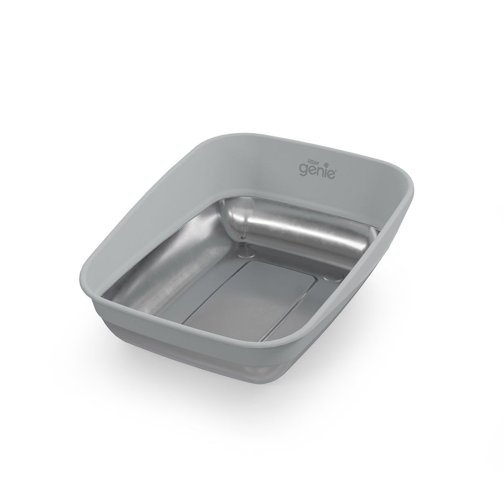 LITTER GENIE - Litière avec fond en acier inoxydable. Bêtes Gourmandes, boutique spécialisée alimentation, éducation et sports pour chiens à Québec.