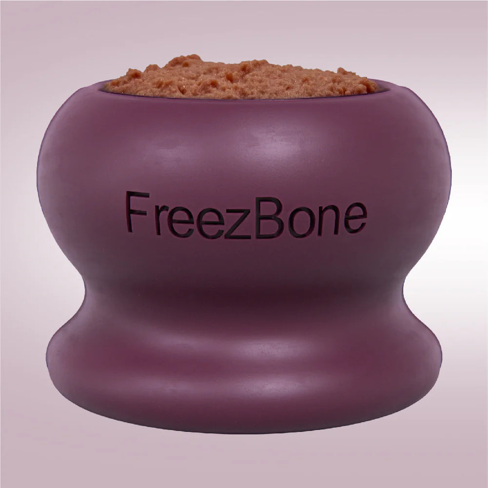 Freezball balle interactive. Bêtes Gourmandes, boutique spécialisée alimentation, éducation et sports pour chiens à Québec.
