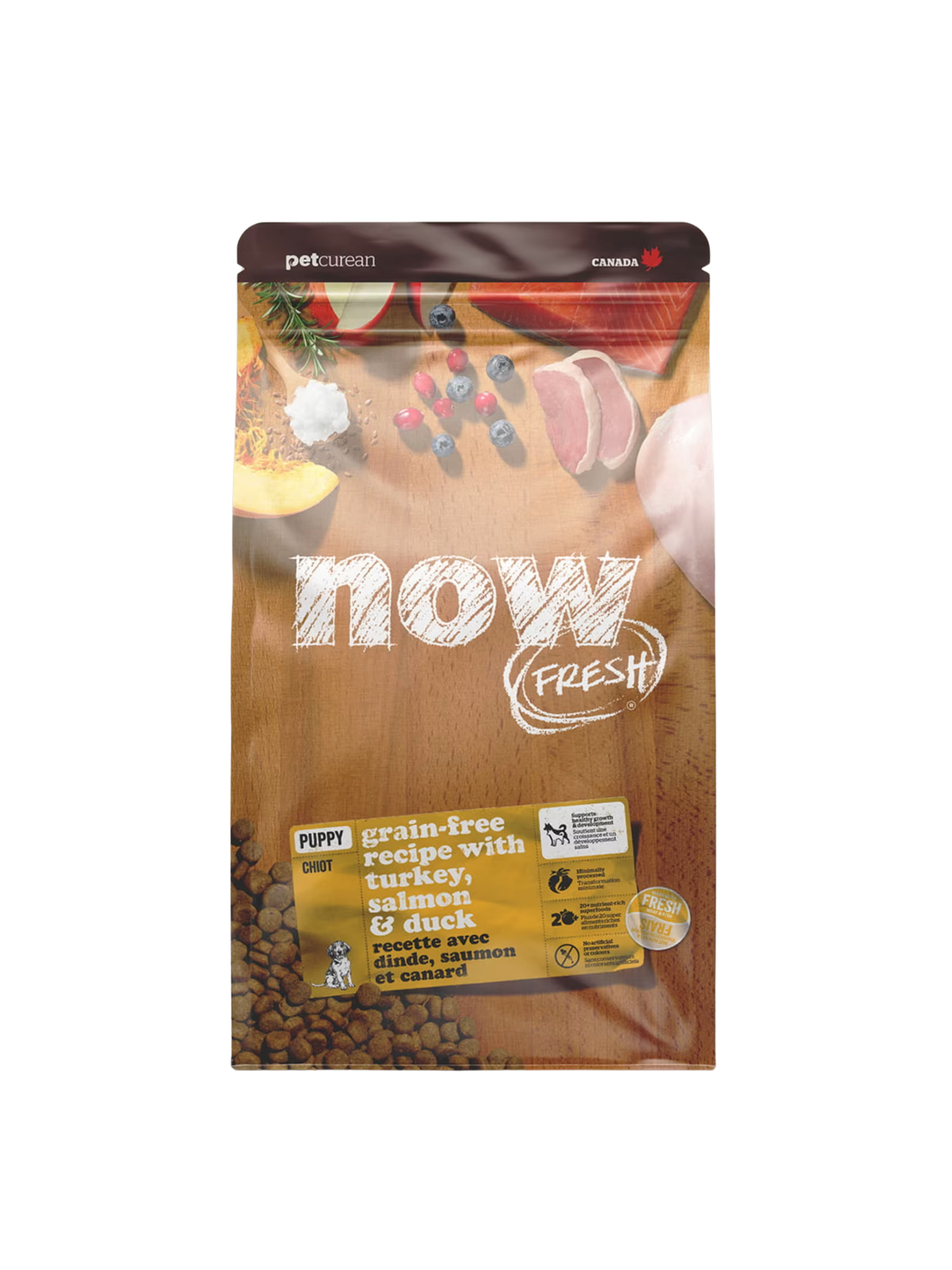 Now Fresh - Sans Grains Dinde, Saumon, Canard Chiots. Bêtes Gourmandes, spécialiste en nourriture et produits pour chien et chat en ligne et en magasin à Québec…