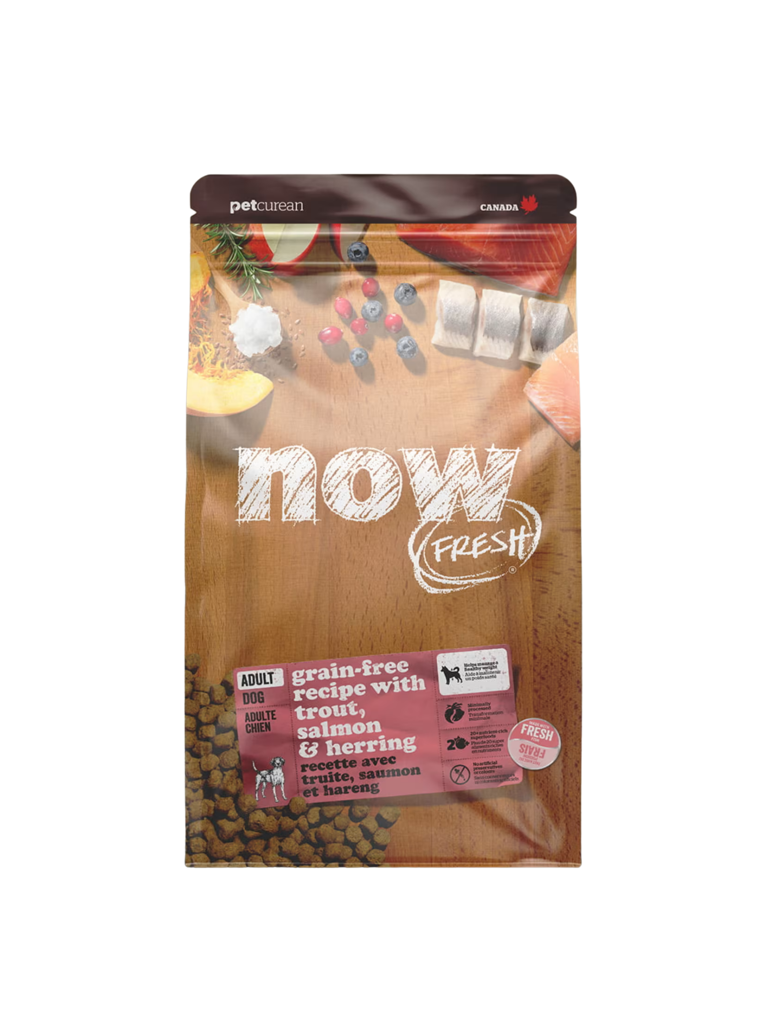 NOW FRESH - Adulte truite, saumon, hareng