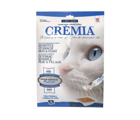 OBT - Gâterie crémeuse au thon pour chat pour peau & estomac sensible 12x15g. Bêtes Gourmandes, boutique spécialisée alimentation, éducation et sports pour chiens à Québec.