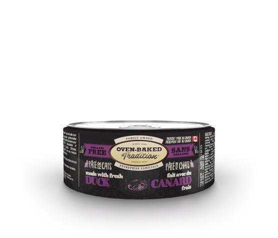 OBT - Pâté de canard pour chat. Bêtes Gourmandes, boutique spécialisée alimentation, éducation et sports pour chiens à Québec.