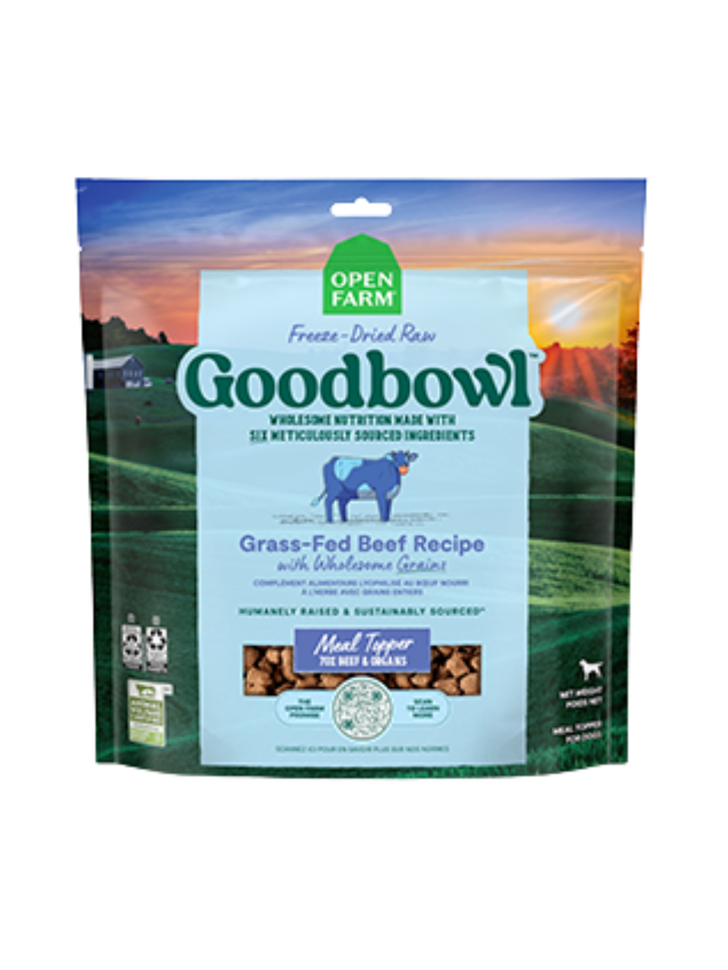 OPEN FARM - Goodbowl lyophilisé boeuf