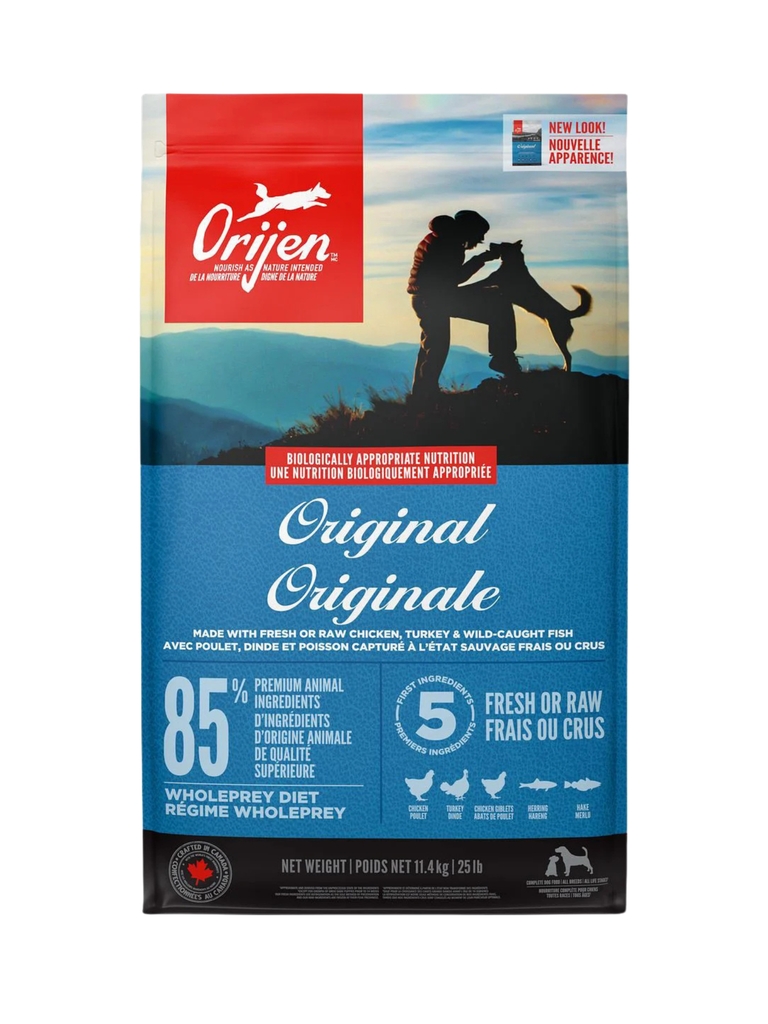 RIJEN - Originale 11.4kg. Bêtes Gourmandes, boutique spécialisée alimentation, éducation et sports pour chiens à Québec.
