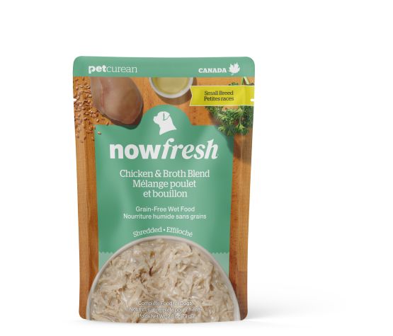 NOW FRESH - Nourriture humide sans grains pour chien poulet & bouillon 2.8oz. Bêtes Gourmandes, boutique spécialisée alimentation, éducation et sports pour chiens à Québec.