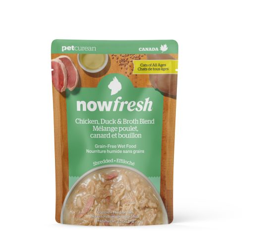 NOW FRESH - Nourriture humide sans grains pour chat poulet & canard 2.5oz. Bêtes Gourmandes, boutique spécialisée alimentation, éducation et sports pour chiens à Québec.