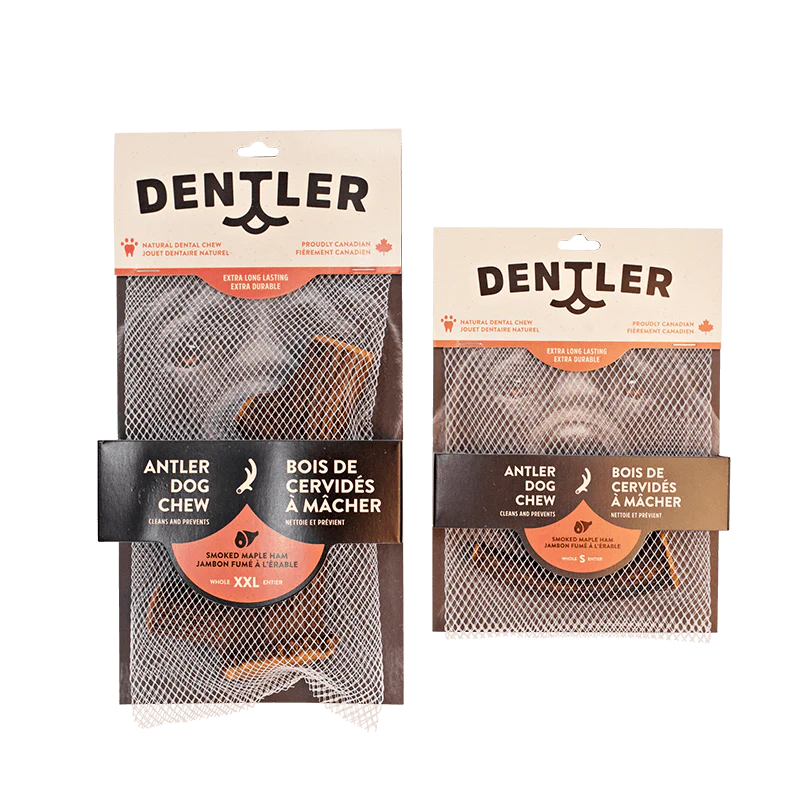 Dentler - Bois De Cervidé Fumé. Bêtes Gourmandes, spécialiste en nourriture et produits pour chien et chat en ligne et en magasin à Québec.