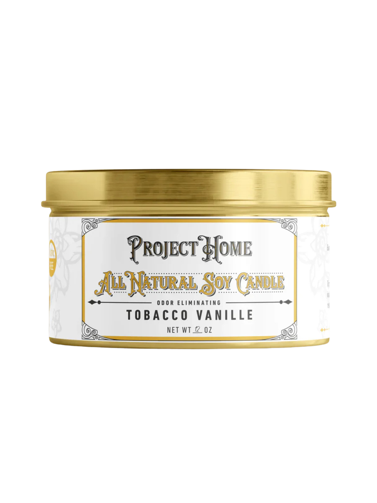 PROJECT SUDZ - Chandelle de soya tabac & vanille. Bêtes Gourmandes, boutique spécialisée alimentation, éducation et sports pour chiens à Québec.