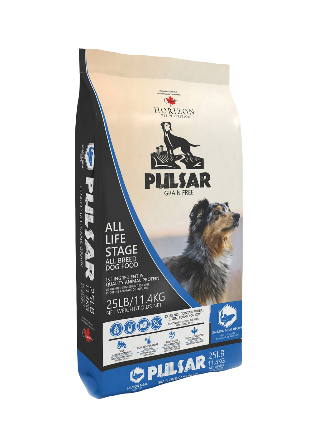 HORIZON - Pulsar sans grains saumon chien