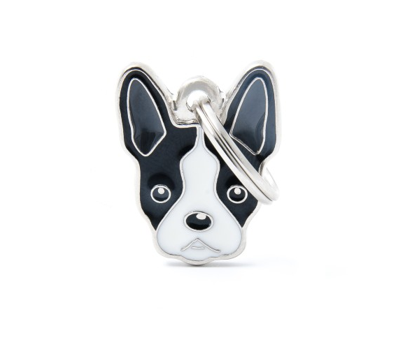 MYFAMILY - Médaille Boston terrier