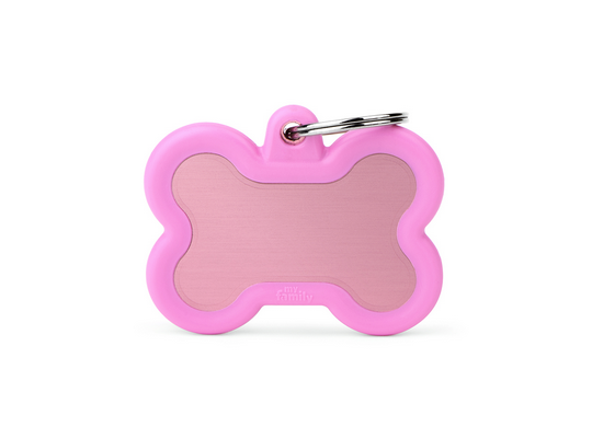 MYFAMILY - Médaille Os Silencieux rose