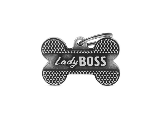 MYFAMILY - Médaille '' Lady boss '' argent