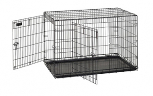 GREAT CRATE - Cage 2 portes avec séparateur