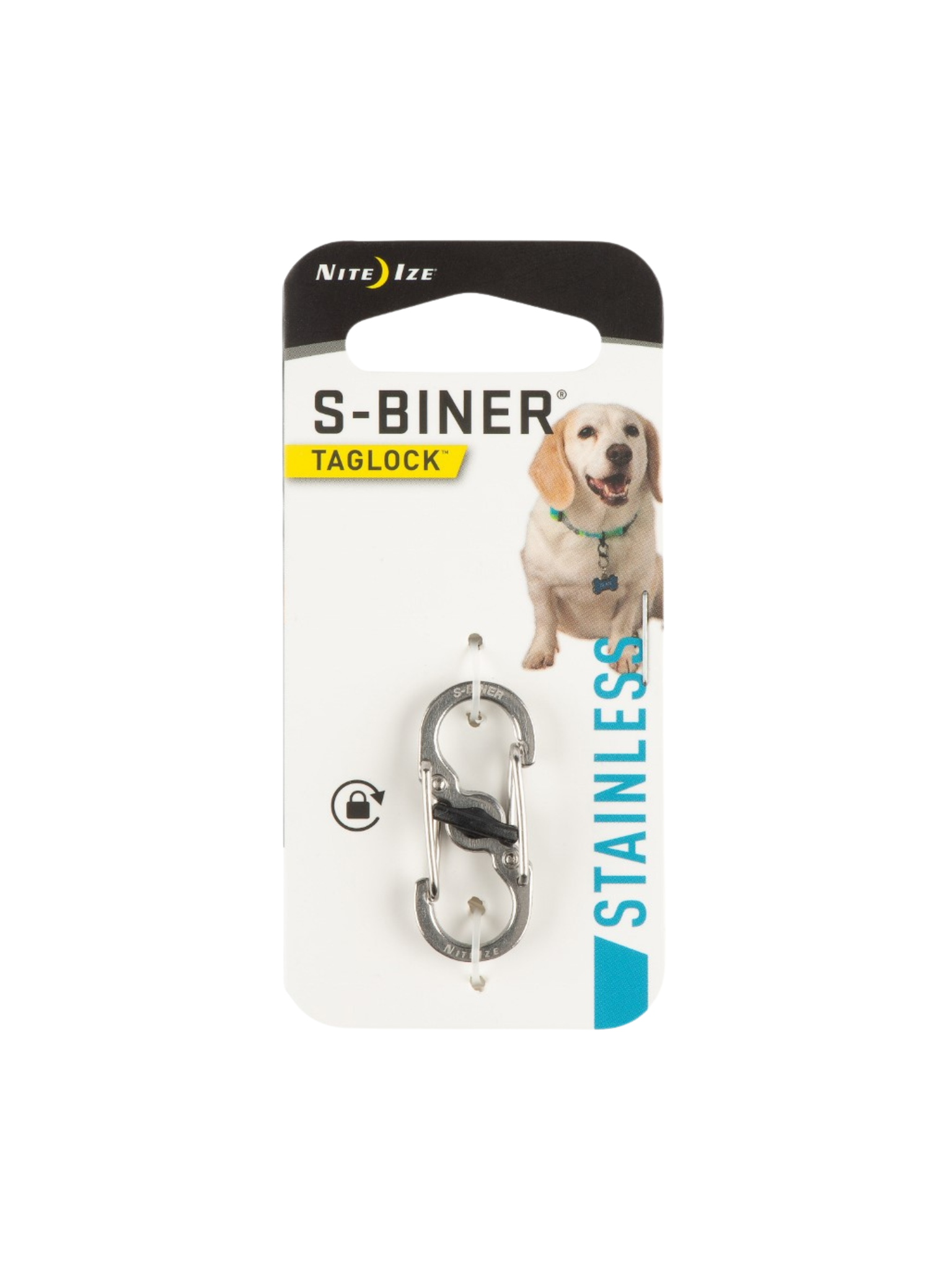 NITE IZE - Tag lock en acier inoxydable
