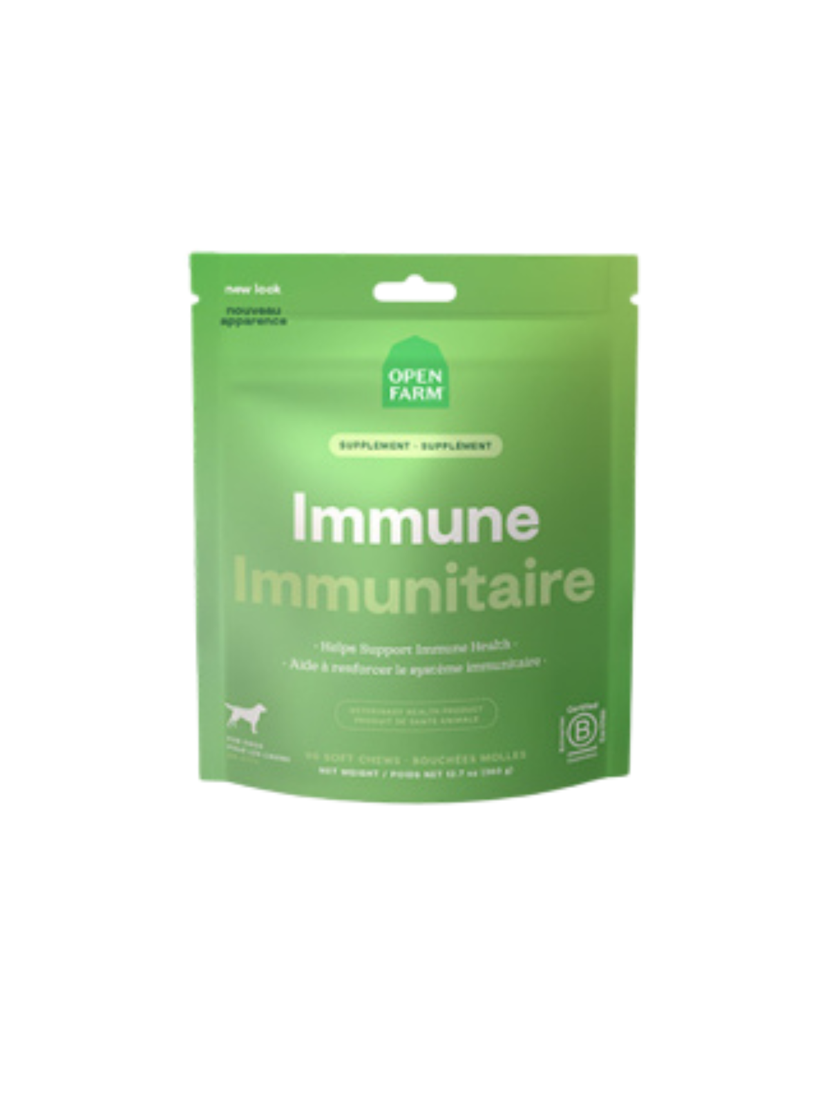 OPEN FARM - Supplément pour système immunitaire en bouché 12.5 oz