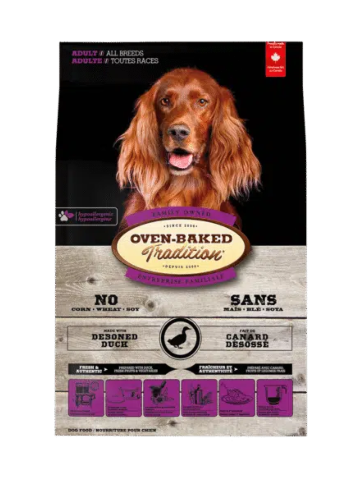 OBT - Nourriture pour chien au canard avec grains
