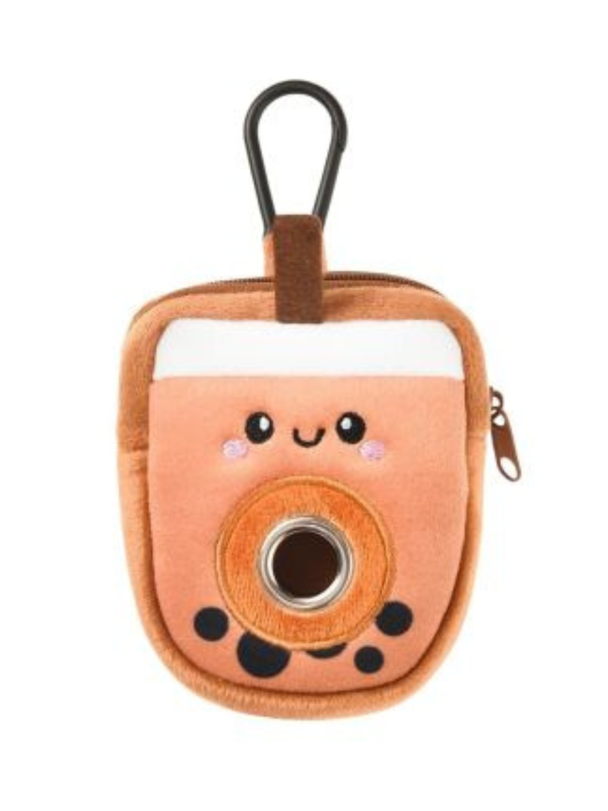HUGSMART - Distributeur à sac de ramassage en peluche thé aux perles