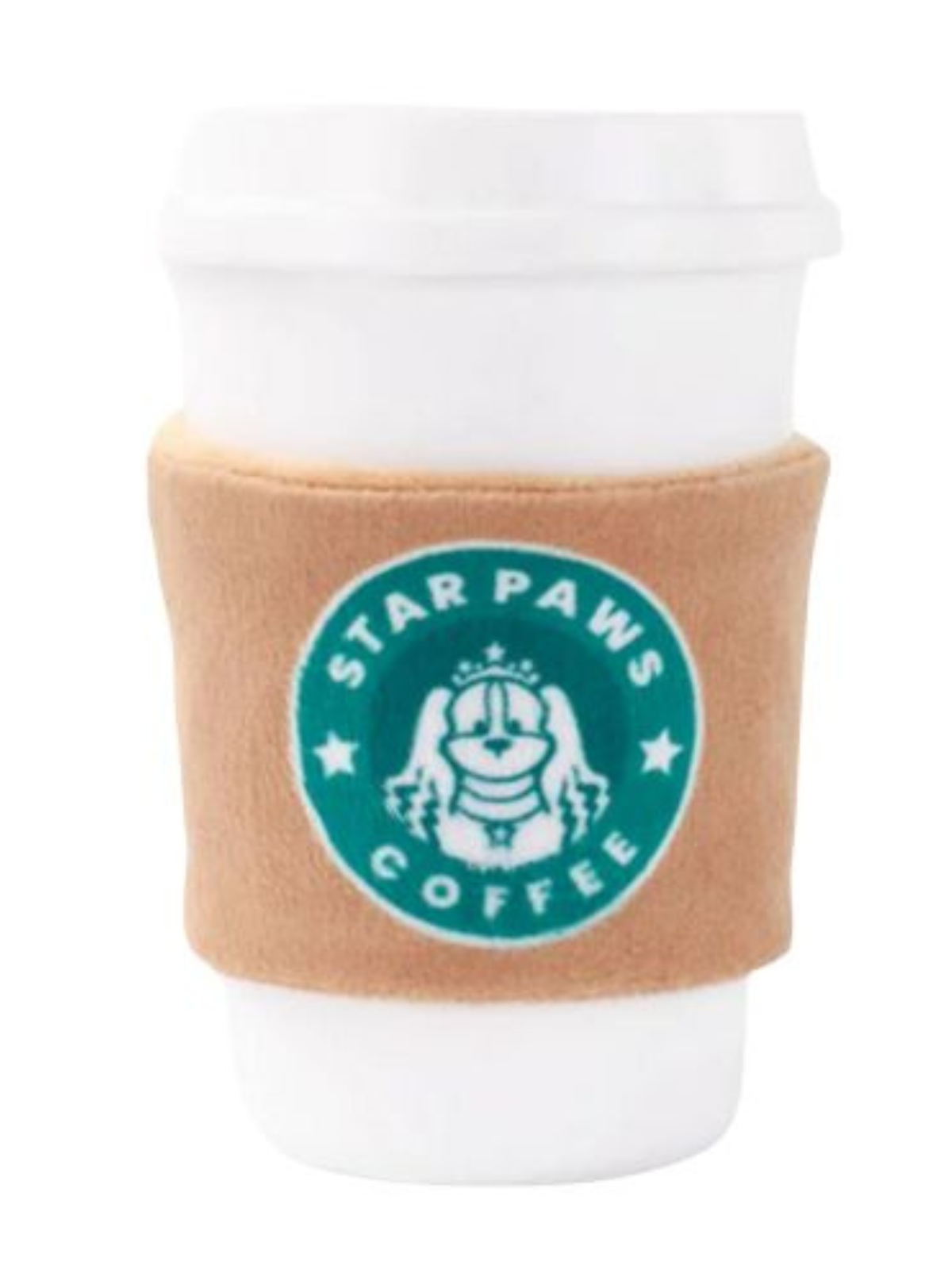 HUGSMART - Jouet craquant pour chien café