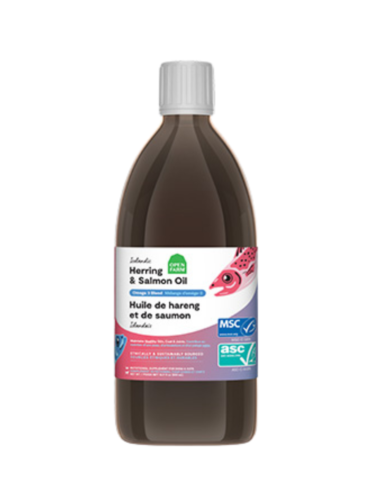OPEN FARM - Huile saumon & hareng 16.9 oz