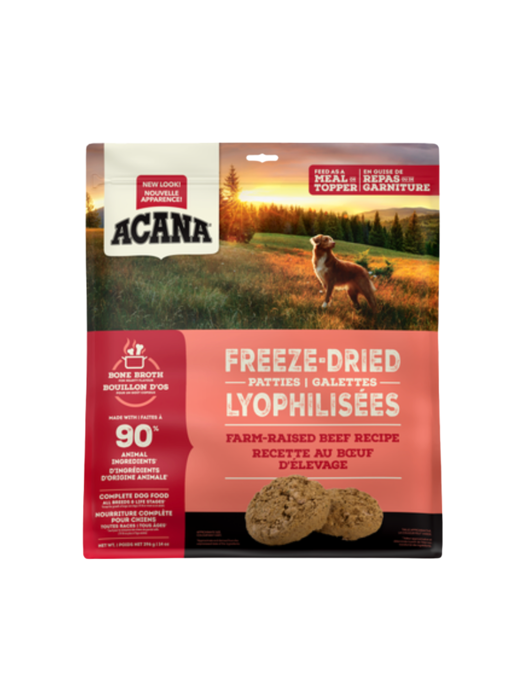ACANA - Galettes lyophilisées 14 oz (sur commande)