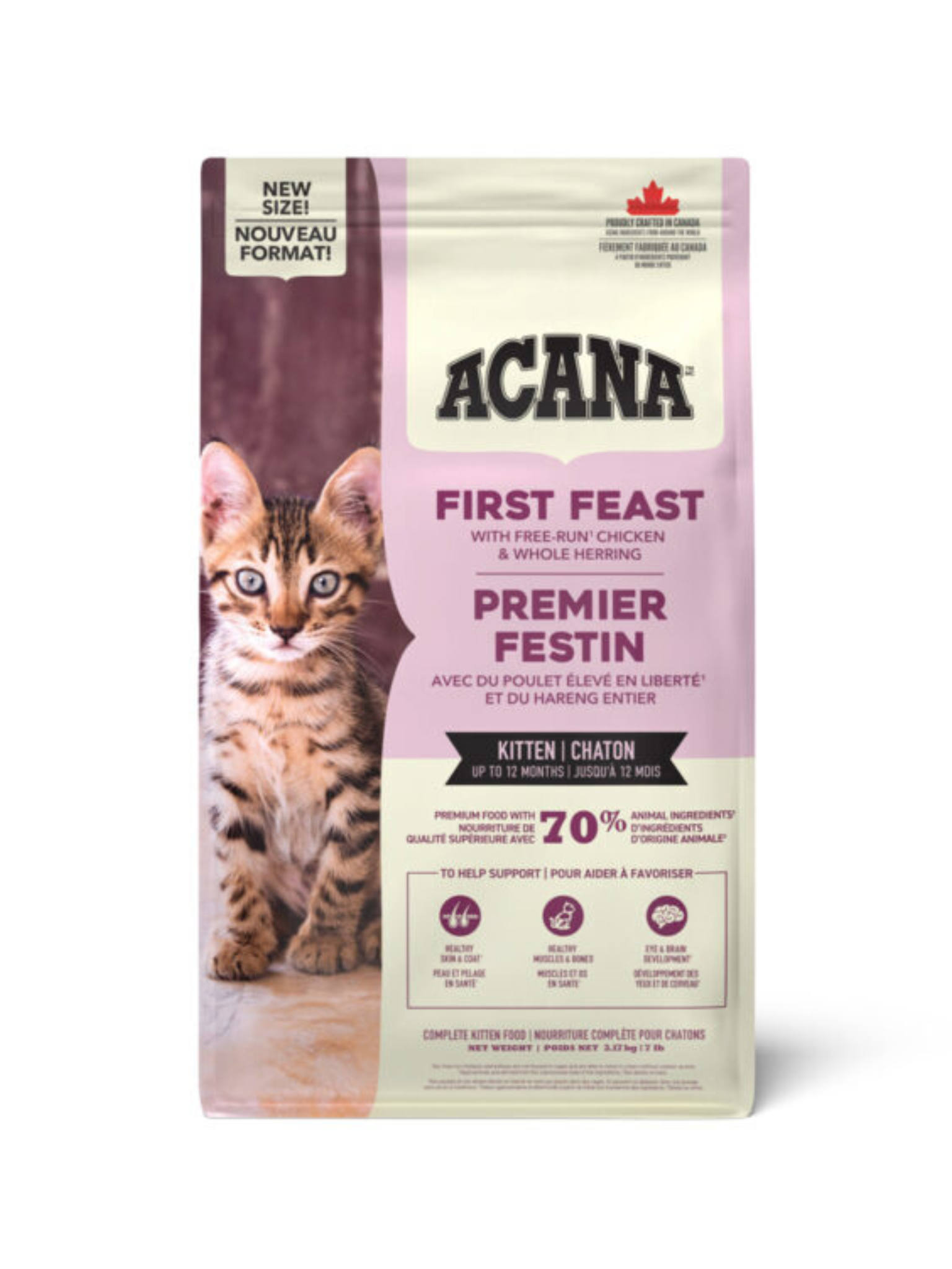 ACANA - Premier festin pour chaton 3.17kg. Bêtes Gourmandes, boutique spécialisée alimentation, éducation et sports pour chiens à Québec.