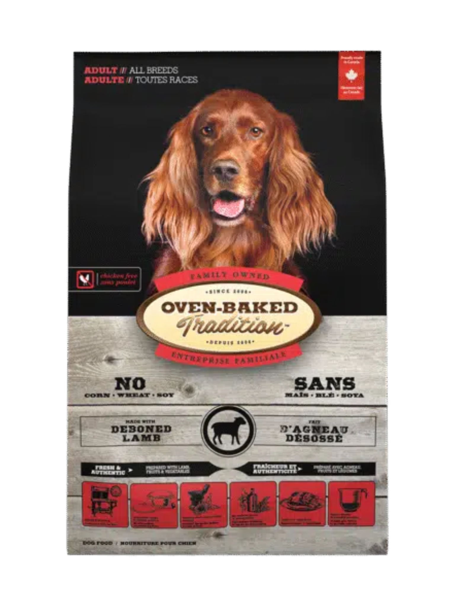 OBT - Nourriture pour chien avec grains à l'agneau