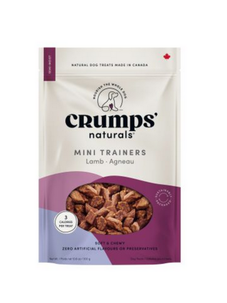 CRUMP'S - Gâteries d'entrainement à l'agneau. Bêtes Gourmandes, boutique spécialisée alimentation, éducation et sports pour chiens à Québec.