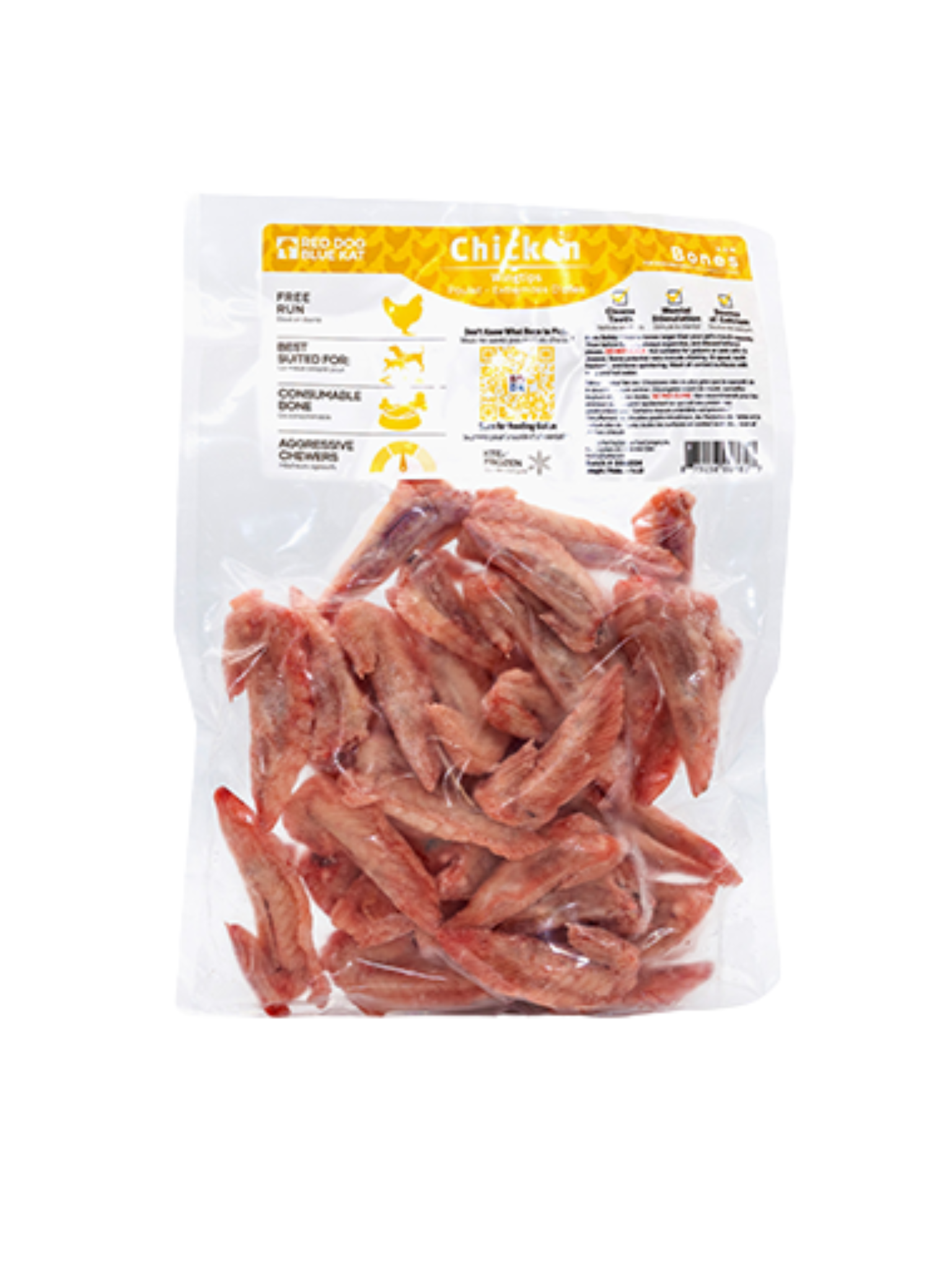 RDBK - Aile de poulet (Paquet de 10). Bêtes Gourmandes, boutique spécialisée alimentation, éducation et sports pour chiens à Québec.