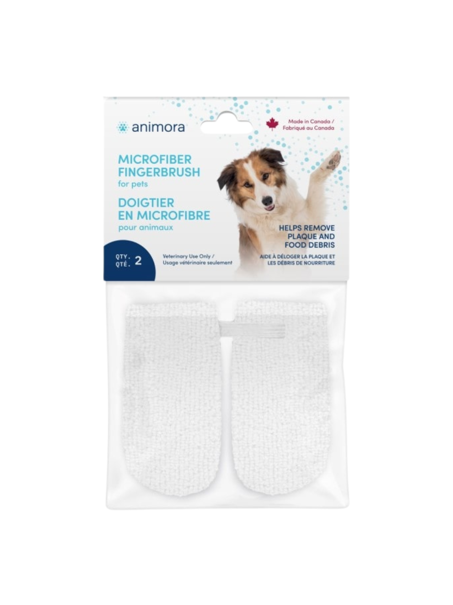 Animora - Doigtiers En Microfibre (Pqt 2). Bêtes Gourmandes, spécialiste en nourriture et produits pour chien et chat en ligne et en magasin à Québec.