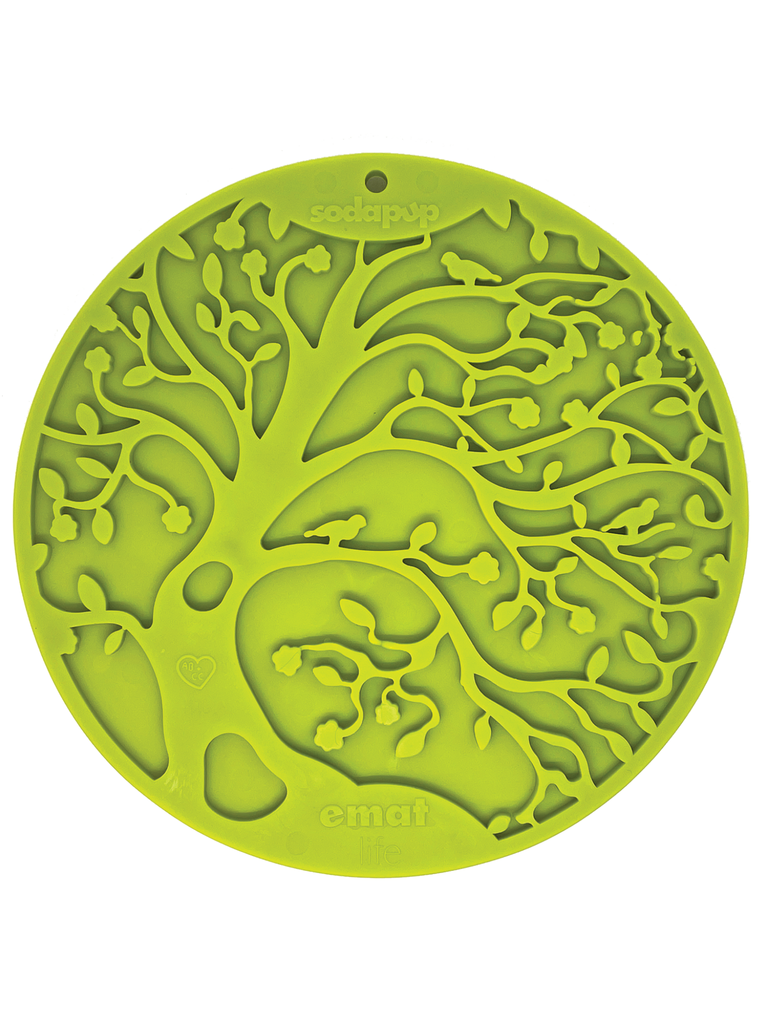 SODAPUP - Tapis de lèche "eMat Tree of life". Bêtes Gourmandes, boutique spécialisée alimentation, éducation et sports pour chiens à Québec.