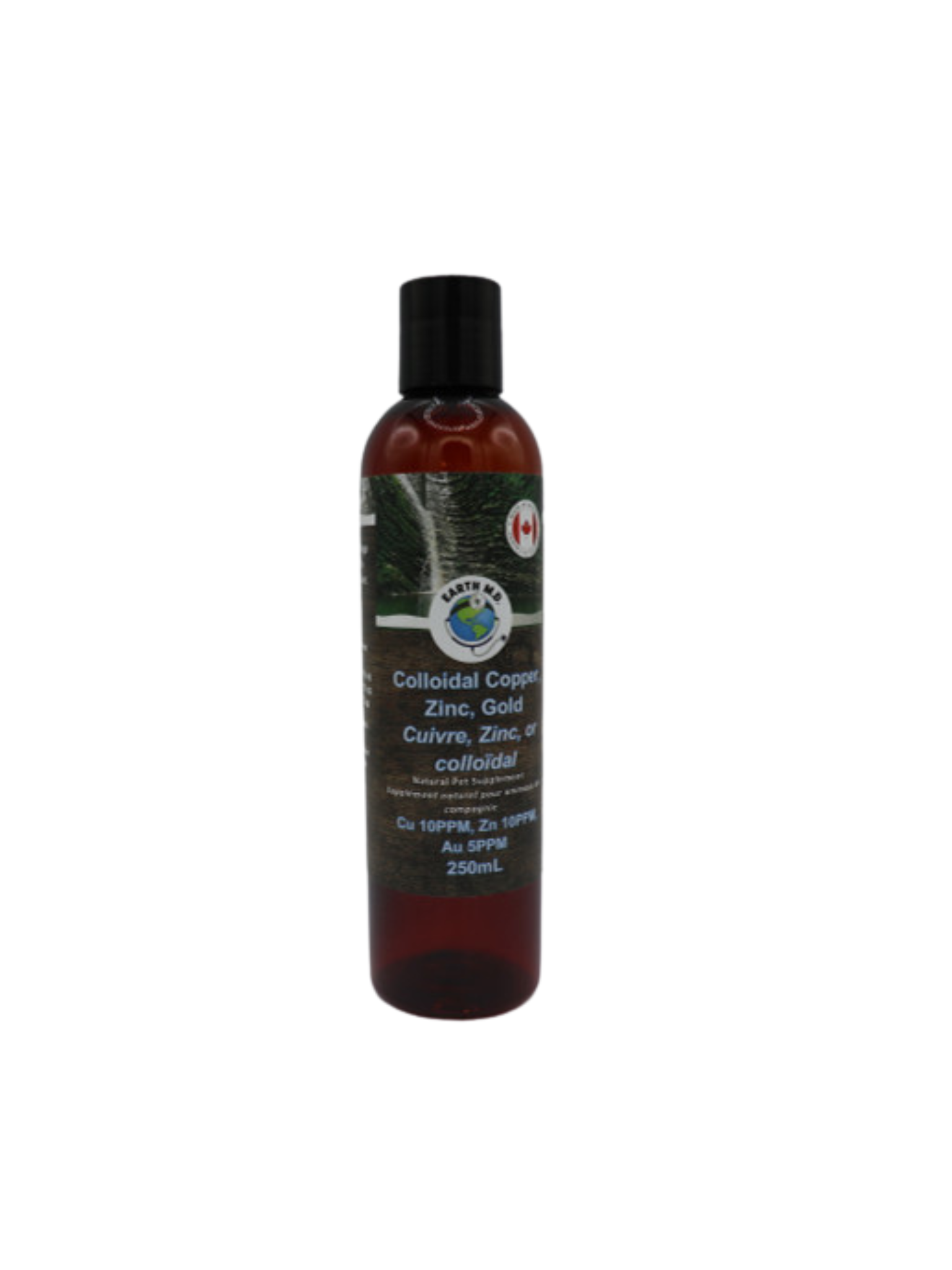 Earth Md - Cuivre, Zinc & Or 250 Ml. Bêtes Gourmandes, spécialiste en nourriture et produits pour chien et chat en ligne et en magasin à Québec.