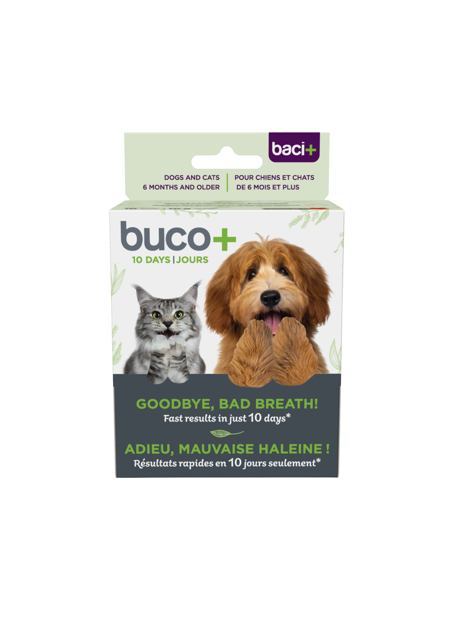 Baci+ - Buco+ 10 Jours. Bêtes Gourmandes, spécialiste en nourriture et produits pour chien et chat en ligne et en magasin à Québec.