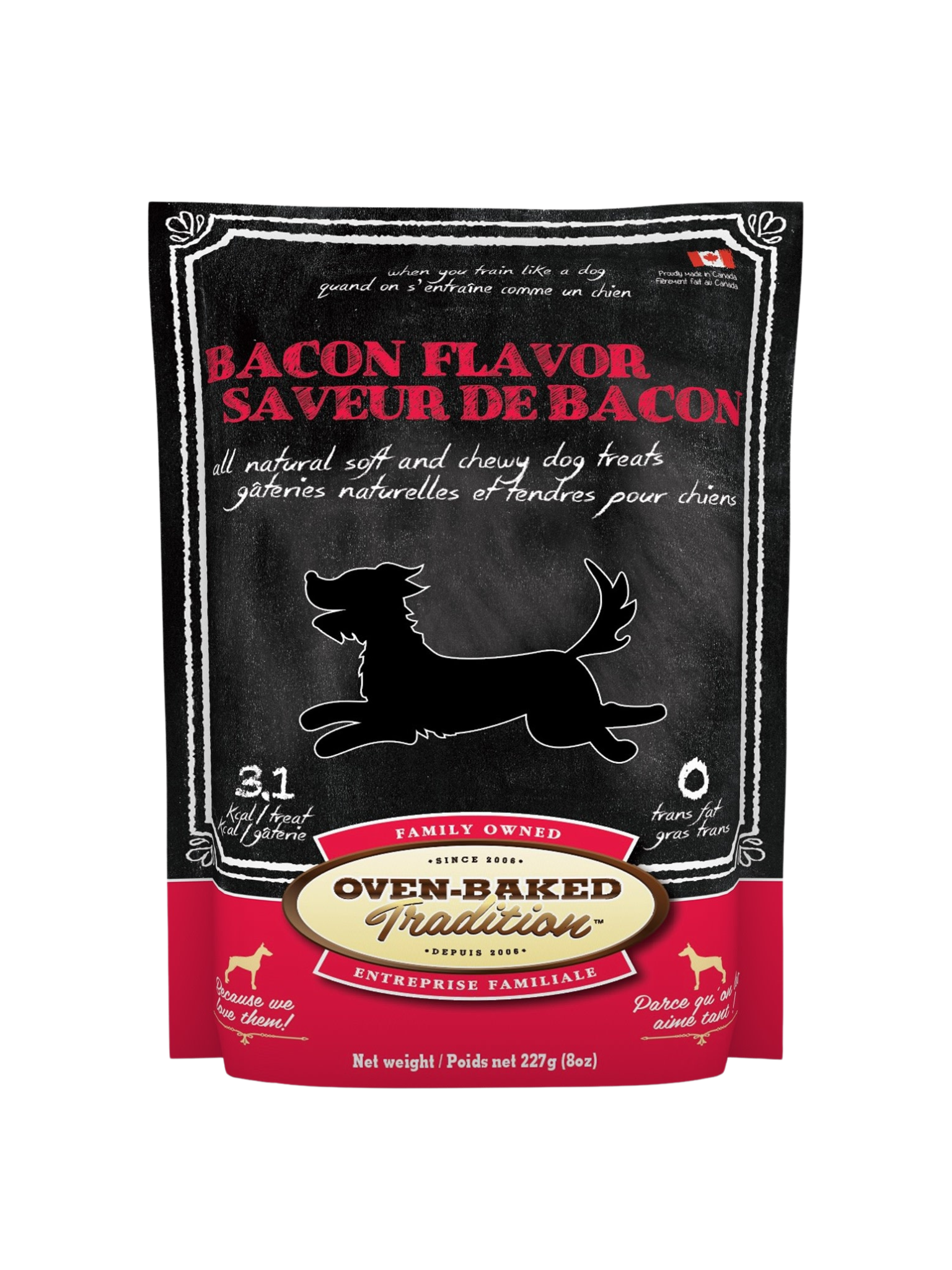 Obt - Gâteries Tendres Au Bacon 8Oz. Bêtes Gourmandes, spécialiste en nourriture et produits pour chien et chat en ligne et en magasin à Québec.