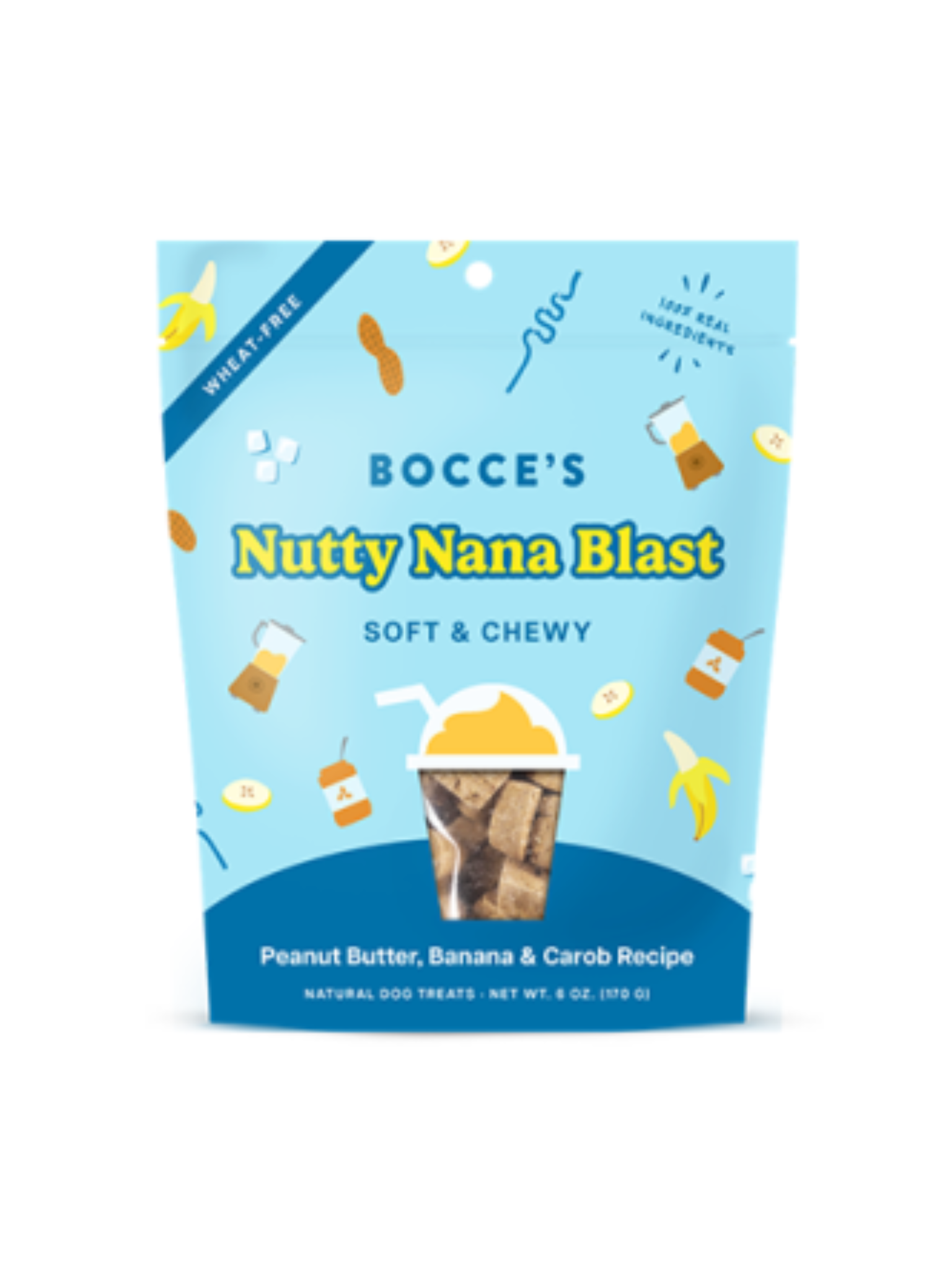 BOCCE'S - Gâterie beurre d'arachide & banane 6 oz