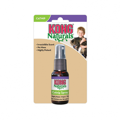 KONG - Herbe à chat en vaporisateur 1 oz. Bêtes Gourmandes, boutique spécialisée alimentation, éducation et sports pour chiens à Québec.