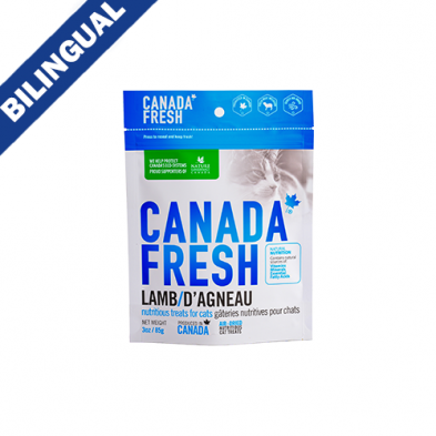 CANADA FRESH - Gâterie pour chat à l'agneau. Bêtes Gourmandes, boutique spécialisée alimentation, éducation et sports pour chiens à Québec.