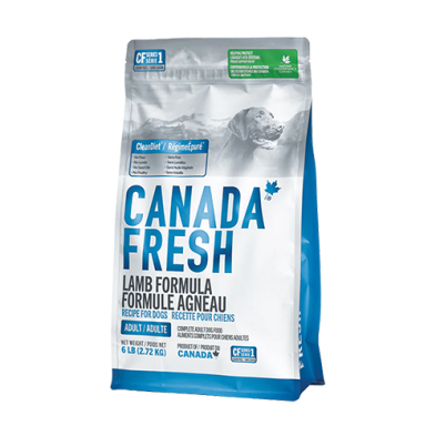 CANADA FRESH - Nourriture à l'agneau sans grains pour chien. Bêtes Gourmandes, boutique spécialisée alimentation, éducation et sports pour chiens à Québec.