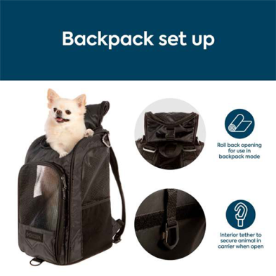 SHERPA - Sac à dos de transport . Bêtes Gourmandes, boutique spécialisée alimentation, éducation et sports pour chiens à Québec.