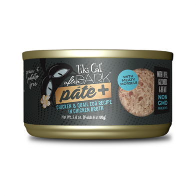 TIKI CAT - Nourriture en conserve poulet & caille pour chat
