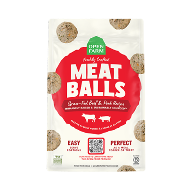 OPEN FARM - Boulette de viande au boeuf 36oz. Bêtes Gourmandes, boutique spécialisée alimentation, éducation et sports pour chiens à Québec.