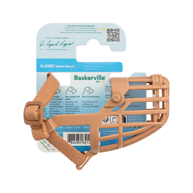 COFA - Muselière panier classique. Bêtes Gourmandes, boutique spécialisée alimentation, éducation et sports pour chiens à Québec.