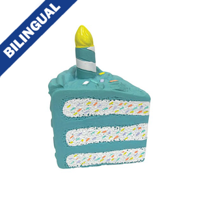 FFB - Jouet gâteau de fête en latex. Bêtes Gourmandes, boutique spécialisée alimentation, éducation et sports pour chiens à Québec.