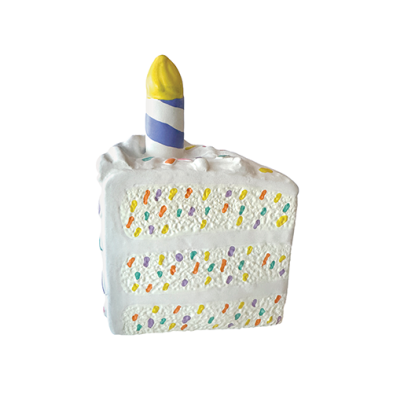 FFB - Jouet gâteau de fête en latex. Bêtes Gourmandes, boutique spécialisée alimentation, éducation et sports pour chiens à Québec.