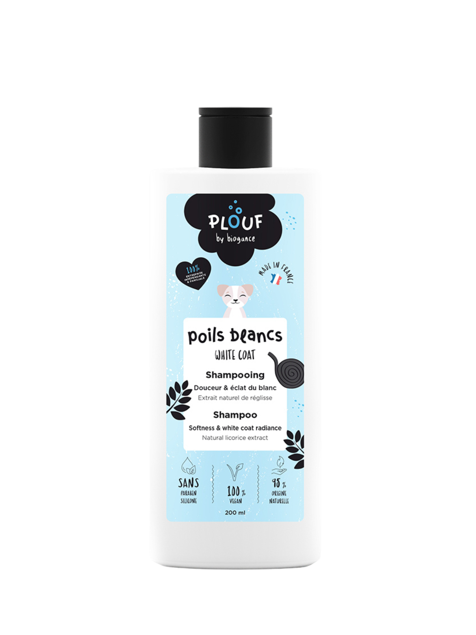 BIOGANCE - Plouf shampoing pour poil blanc 400ml