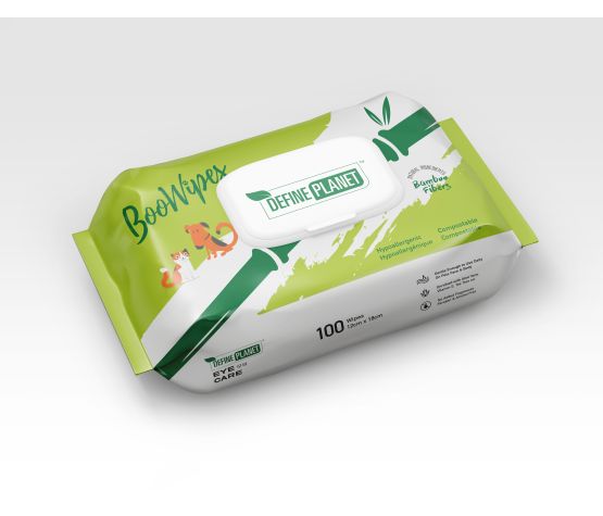 DEFINE PLANET - BOOWIPES lingette soins des yeux. Bêtes Gourmandes spécialiste en produit et nutrition pour chien et chat à Québec.